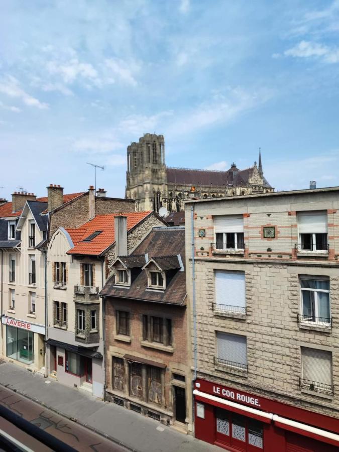 Chez Apolline - Vue Cathedrale - Hyper Centre Ville แร็งส์ ภายนอก รูปภาพ